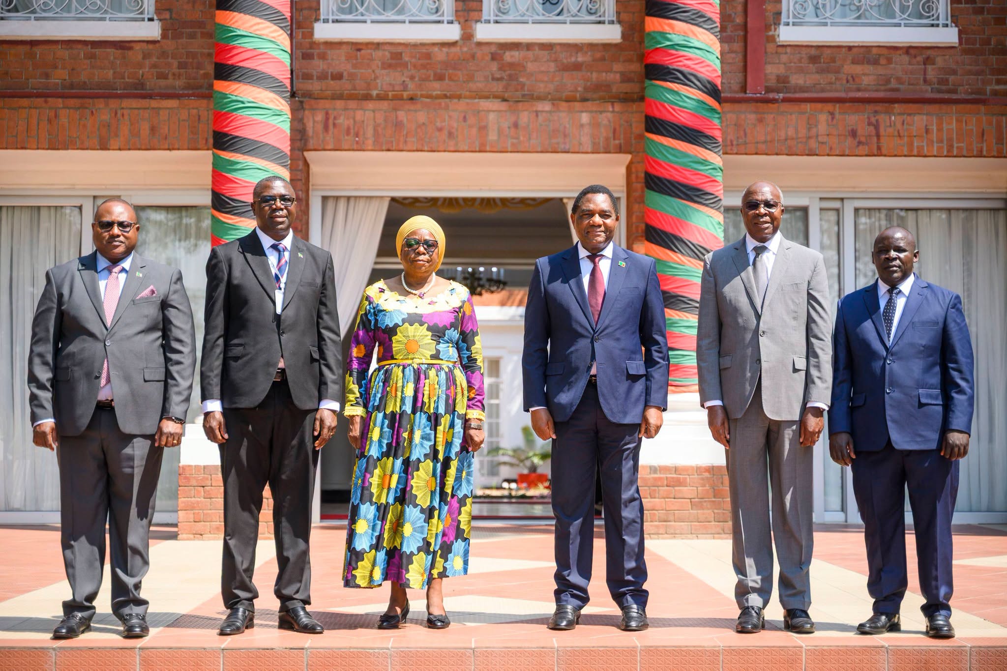 President Hakainde Hichilema at the September 2026 ministerial swearing-in ceremony